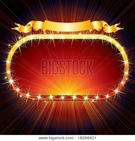Abstrakt Retro Zeichen - vector bereit für Ihren Text oder design