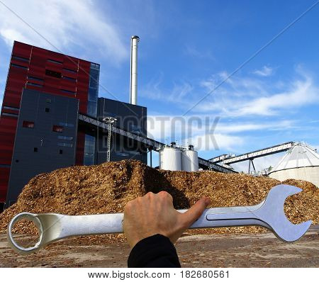 Repairing Concept Of Bio Power Plant