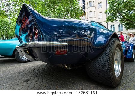 BERLIN - JUNE 05 2016: Sports car Chevrolet Corvette Stingray Coupe 