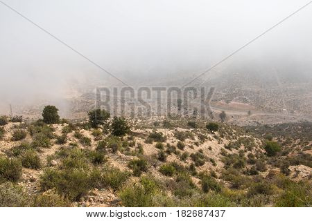 Yellow Mountains And Beautiful Panoramic View