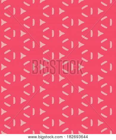 Abstract shapes Seamless Vector Pattern, Modern stylish texture. Repeating geometric tracery.