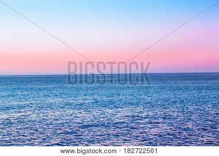 Water Surface At The Evening