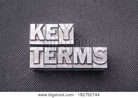 Key Terms Bm