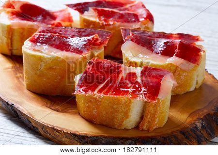 iberian ham from Spain tapas pinchos food recipes