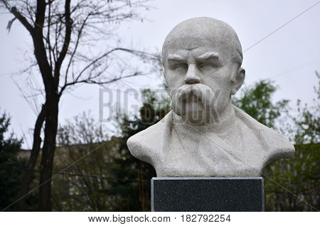 Monument Of Taras Shevchenko, Ukrainian Poet, Writer, Artist In Pavlograd