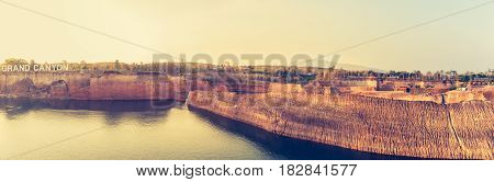 CHIANG MAI THAILAND - March 18 2017:Chiang Mai Grand Canyon is carved out of red clay soil with unique cliffs of various heights is New attraction placeNam Phrae Phatthana Subdistrict Hang dong district.