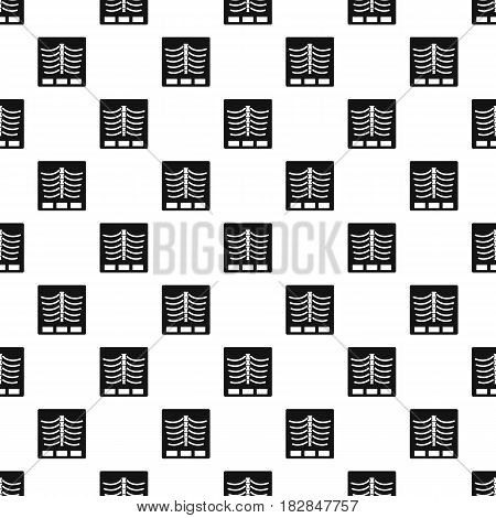 X ray photo pattern seamless in simple style vector illustration