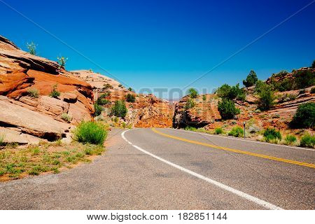 Viewpoint Near Kiva Koffeehouse, Scenic Byway 12, Escalante, Utah, Usa