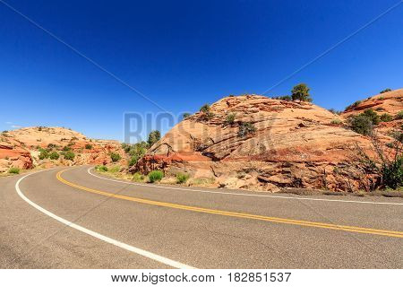 Viewpoint Near Kiva Koffeehouse, Scenic Byway 12, Escalante, Utah, Usa