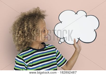 Little Caucasian Boy Smiling Chatbox