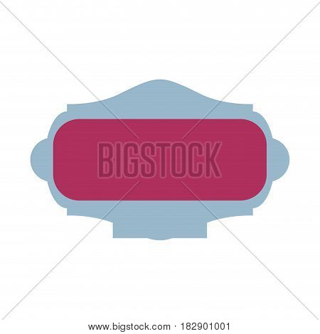 Decorative frame bannner icon vector illustration graphic design