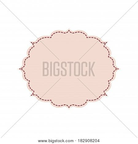 Decorative frame bannner icon vector illustration graphic design