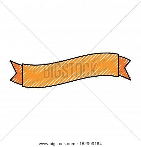 Empty ribbon bannner icon vector illustration graphic design