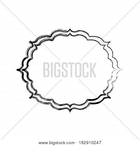 Decorative frame bannner icon vector illustration graphic design