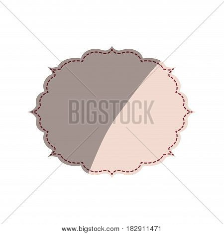 Decorative frame bannner icon vector illustration graphic design