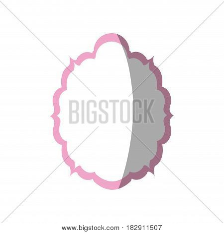 Decorative frame bannner icon vector illustration graphic design