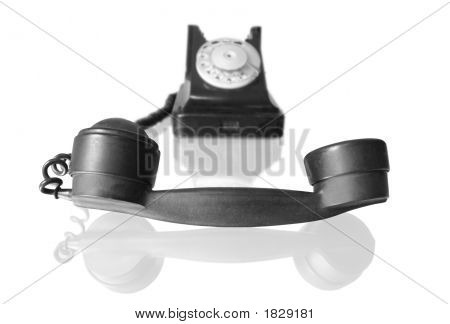 Telefonní sluchátko telefonu vinobraní