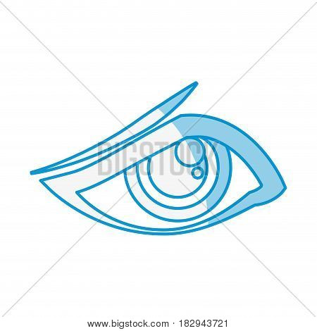 Human eye symbol icon vector illustration graphic design