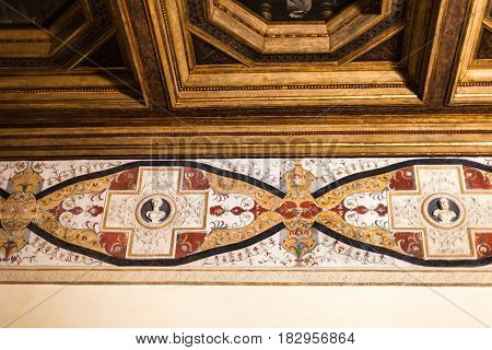 Wall Ornaments In Palazzo Del Te In Mantua