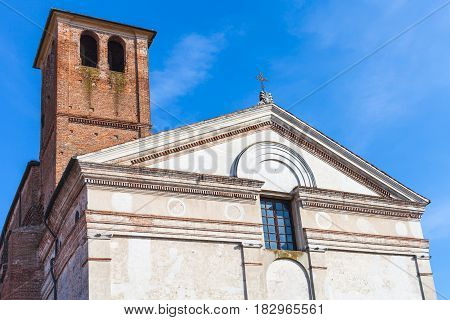 Chiesa Di San Sebastiano With Tower In Mantua