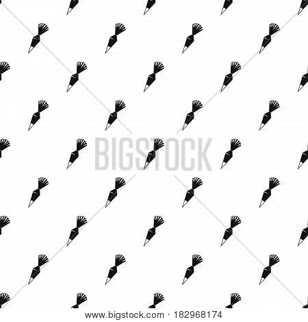 Cotton icing bag pattern seamless in simple style vector illustration
