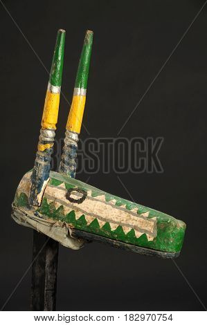 Sikasso, Mali - 14 May 2012: Bamana ceremony craft of Mali