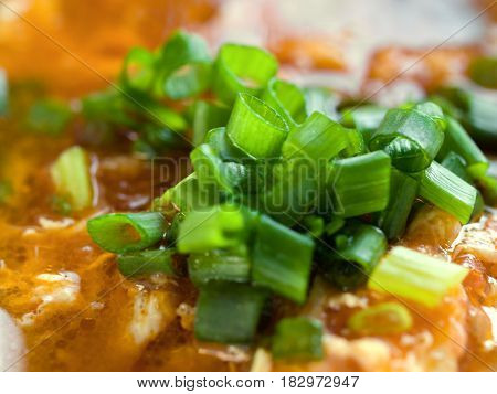 COLOR PHOTO OF SPRING ONION, SCALLION, GREEN ONION AND SALAD ONION