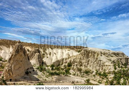 Cappadocia, Turkey. Goreme national park rock landscape