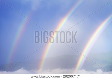 Rare Triple Rainbow,