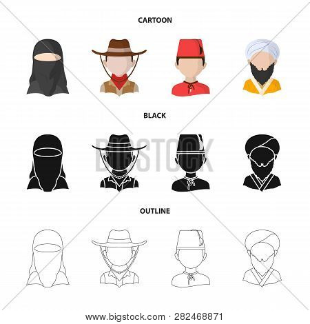 Vector Illustration Of Imitator And Resident Sign. Set Of Imitator And Culture Vector Icon For Stock