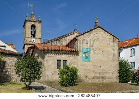 Melgaco, Portugal; August, 2018: Church Of Historic Center Of The Village Melgaco, North Of Portugal