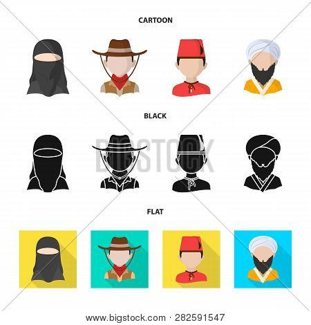 Isolated Object Of Imitator And Resident Sign. Collection Of Imitator And Culture Vector Icon For St