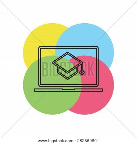Elearning Icon. Simple Element Illustration. Elearning Symbol Design From Elearning Collection. Can 