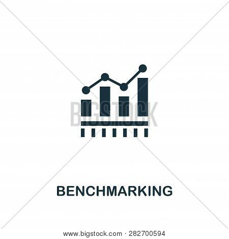 Benchmarking Icon. Premium Style Design From Business Management Icon Collection. Pixel Perfect Benc