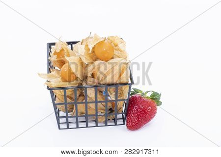 Golden Berry (physalis) Isolated