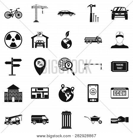 Device Icons Set. Simple Set Of 25 Device Icons For Web Isolated On White Background