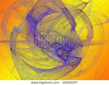 Composição abstrata de fractal