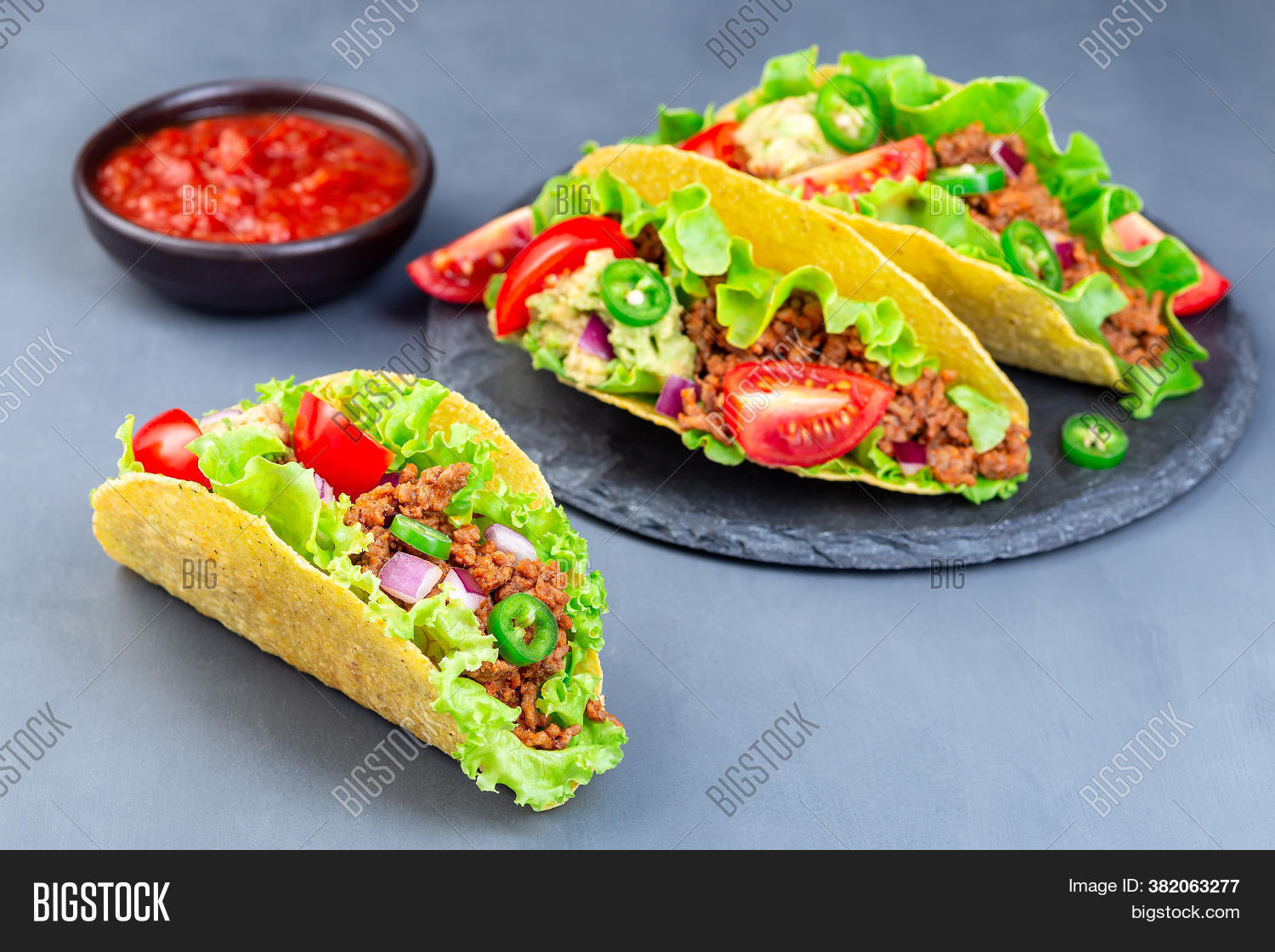 Taco Shells Lettuce, Image & Photo (Free Trial) Bigstock