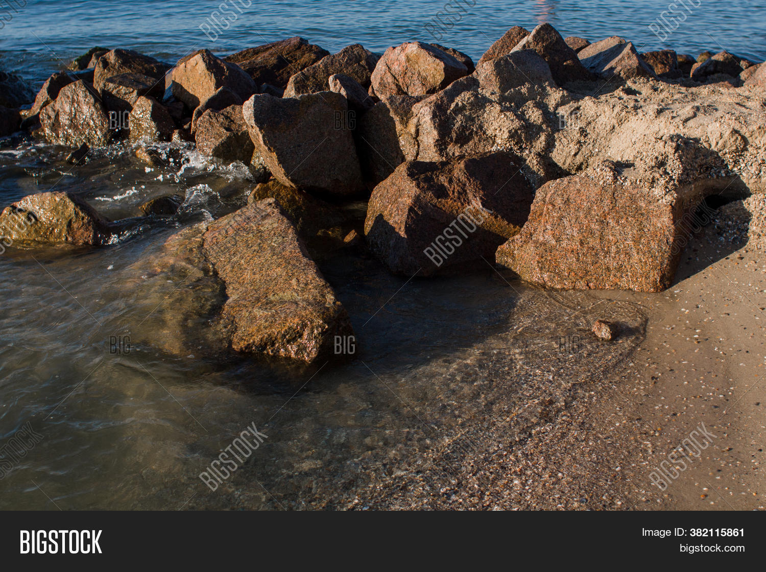 Stones Water On Image & Photo (Free Trial) | Bigstock