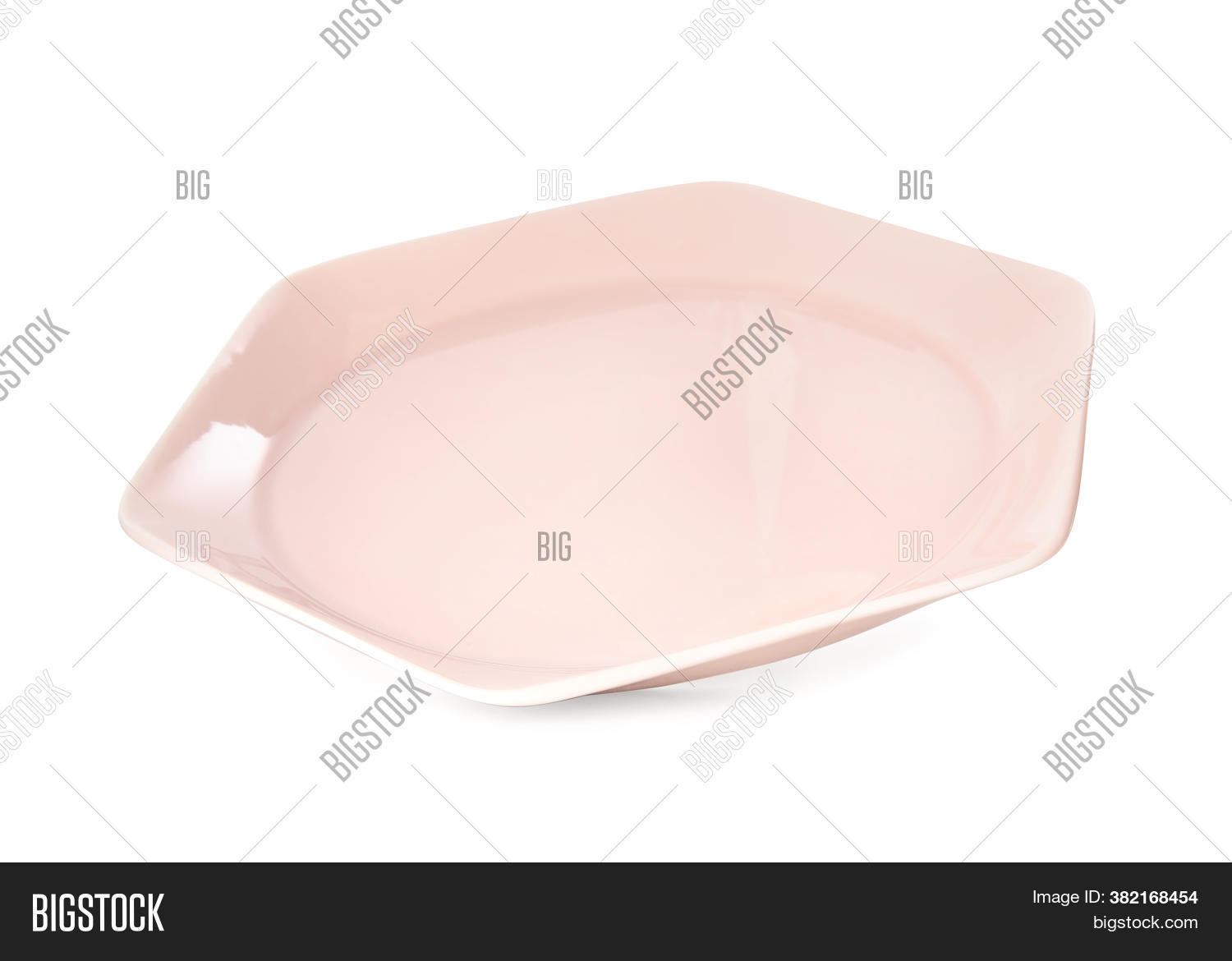 Clean Light Pink Plate Image & Photo (Free Trial) | Bigstock