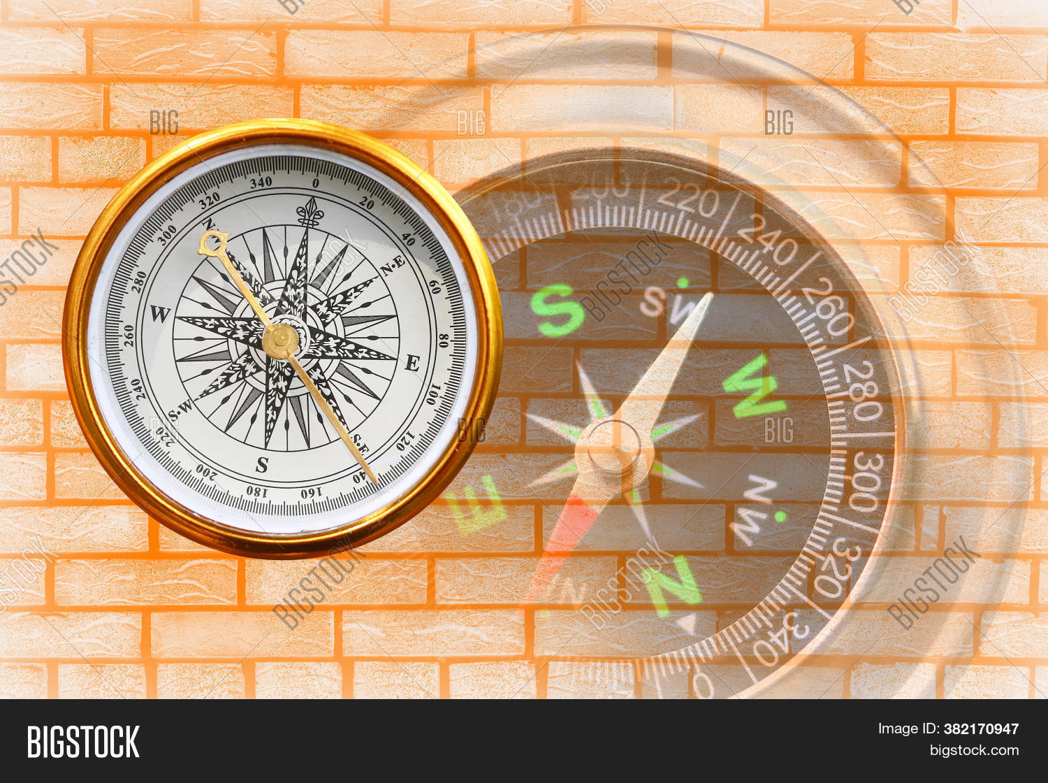 Abstract Photo Compass Image & Photo (Free Trial) | Bigstock
