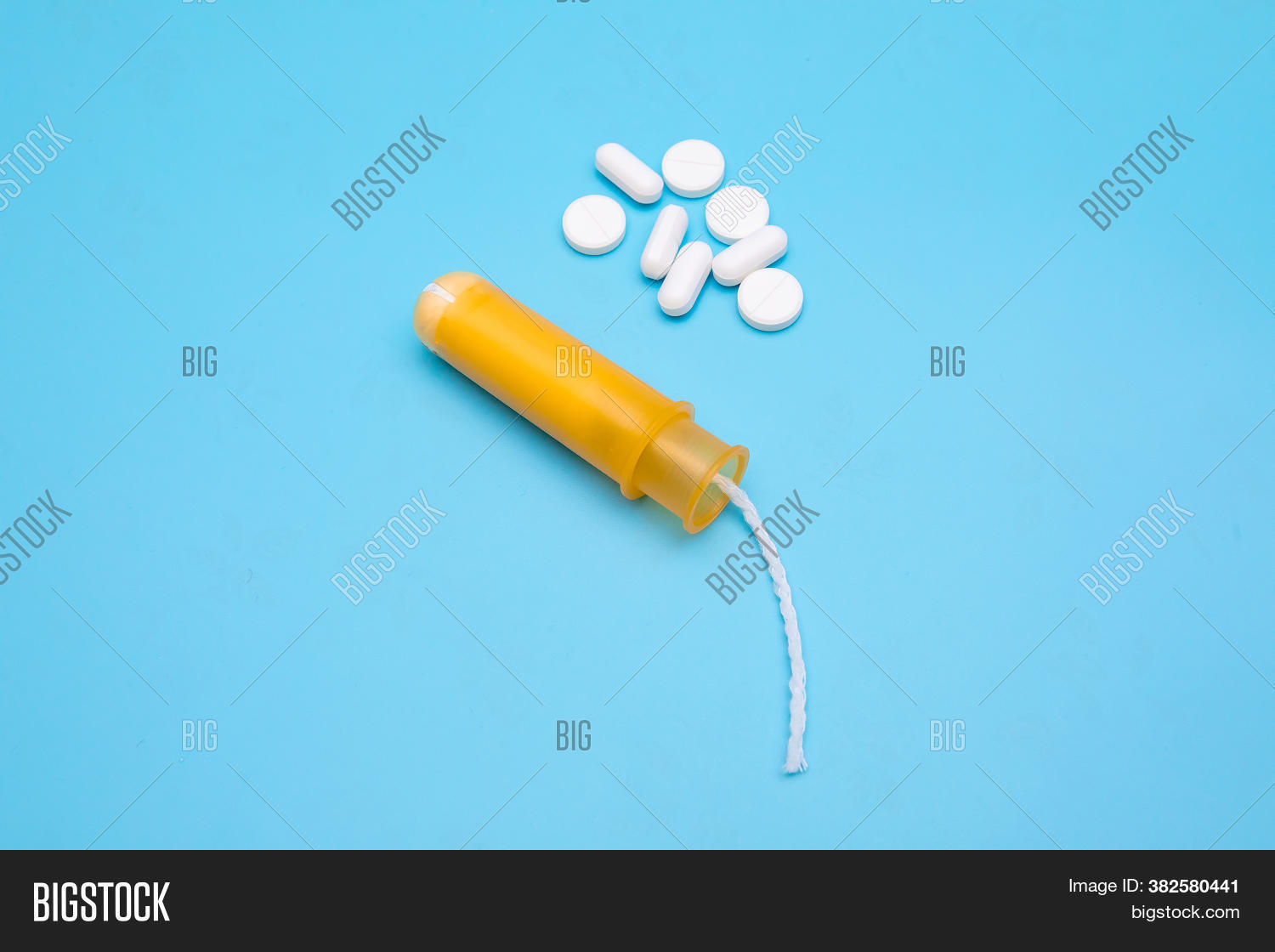 Yellow Cotton Tampon Image & Photo (Free Trial) Bigstock