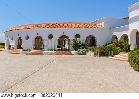 Rhodes, Greece - May 13, 2018: Building Of Kalithea Springs Or Kalithea Therme With Spa In Rhodes.