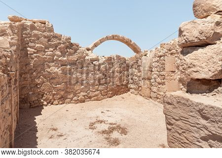 Shivta - A National Park In Southern Israel, Includes The Ruins Of An Ancient Nabatean City In The N