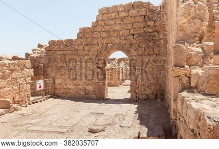 Shivta - A National Park In Southern Israel, Includes The Ruins Of An Ancient Nabatean City In The N