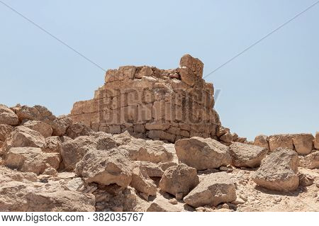 Shivta - A National Park In Southern Israel, Includes The Ruins Of An Ancient Nabatean City In The N