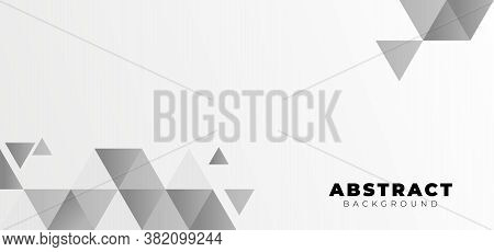 Aesthetic Abstract Background With Triangle Polygonal Gradient