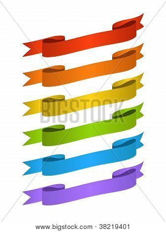 bunte Banner Satz
