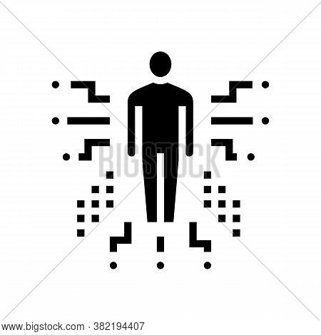 Human Characteristics Glyph Icon Vector. Human Characteristics Sign. Isolated Contour Symbol Black I