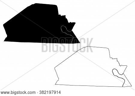 Monroe County, Kentucky (u.s. County, United States Of America, Usa, U.s., Us) Map Vector Illustrati